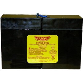 Parmak 902 12-Volt Gel Cell Battery for Solar Powered Electric Fences,Black