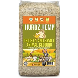 [33lbs] Hemp Bedding for Chickens - Made from 100% Natural Hemp - Superior Absorption & Odor Control- Eco-Friendly Hemp Bedding for Chickens - Easy Maintenance Hemp Bedding for Small Animals