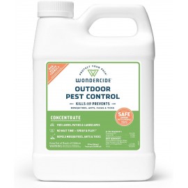 Wondercide - EcoTreat Outdoor Pest Control Spray Concentrate with Natural Essential Oils - Mosquito, Ant, Roach, and Insect Killer, Treatment, and Repellent - Safe for Pets, Plants, Kids - 32 oz