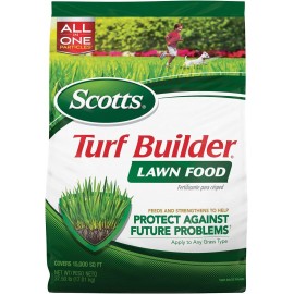 Scotts Turf Builder Lawn Food, Fertilizer for All Grass Types, 15,000 sq. ft., 37.5 lbs.