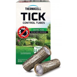 Thermacell Tick Control Tubes for Yards; Protects Backyards and Properties from Ticks; No Spray, No Granules, No Mess; Environmentally Friendly Alternative to Tick Spray & Tick Repellent