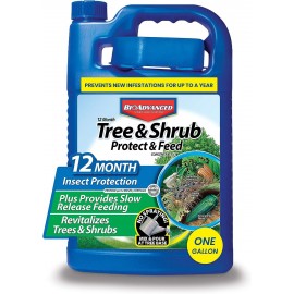 BioAdvanced 12 Month Tree and Shrub Protect and Feed II, Concentrate, 1 Gal