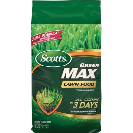 Scotts Green Max Lawn Food, Lawn Fertilizer Plus Iron Supplement for Greener Grass, 10,000 sq. ft., 33.33 lbs.