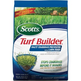 Scotts Turf Builder Halts Crabgrass Preventer with Lawn Food, Pre-Emergent Weed Killer, Fertilizer, 15,000 sq. ft., 40.05 lb.