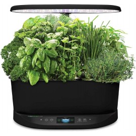 AeroGarden Bounty - Indoor Garden with LED Grow Light, WiFi and Alexa Compatible, Black