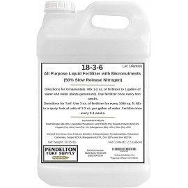 Pendelton Turf Supply 18-3-6 Liquid Fertilizer (50% SRN & Micronutrients) (2.5 Gallons)